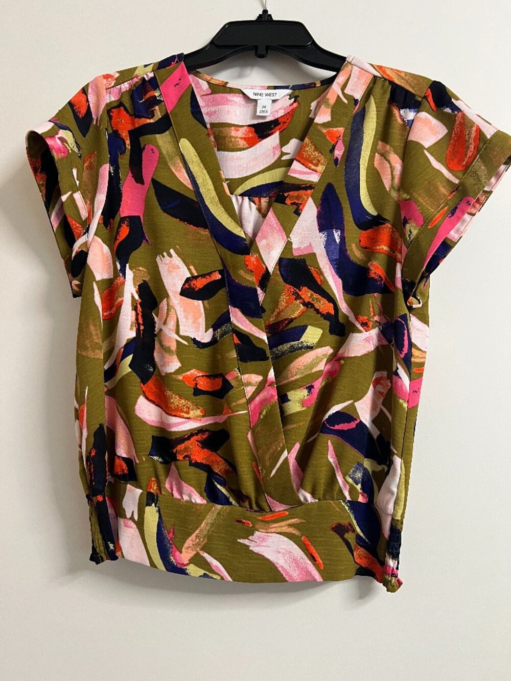 Nine West, Colorful top, Stretch Waist, Perfect for work